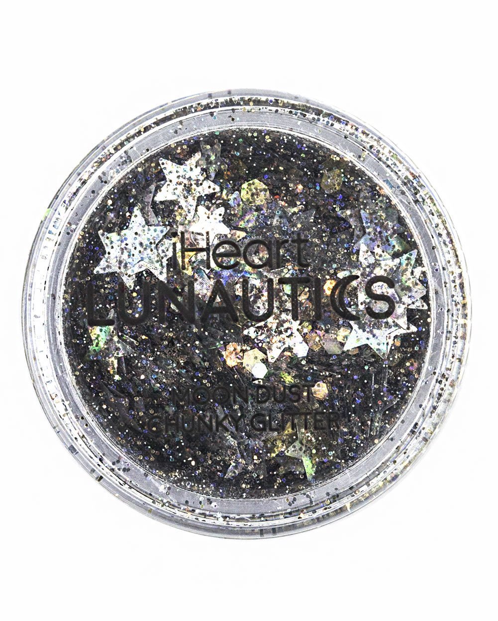 iHeart Lunautics Supernova Glitter-Silver-Regular-Front--Model---S